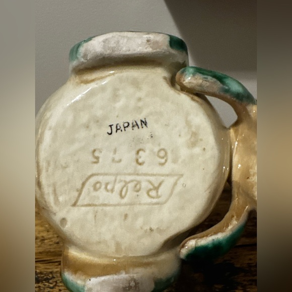 Handcrafted Ceramic Donkey Planter with Floral Design - Picture 6 of 7